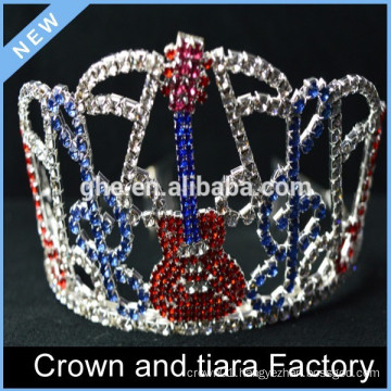 Happy birthday Guitar queen crown for kids